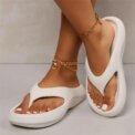 Thick Platform Eva Flip Flops For Women Summer Clip Toe Non Slip Beach Sandals Woman Comfortable Soft Sole Cloud Slippers - Image 4