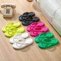 Soft Sole EVA Women's Flip Flops Summer Beach Non-slip Cloud Slippers Women Thick Platform Clip Toe Bathroom Slides - Image 2