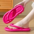 Soft Sole EVA Women's Flip Flops Summer Beach Non-slip Cloud Slippers Women Thick Platform Clip Toe Bathroom Slides - Image 4