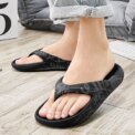 Printed male and female couples large size EVA high elastic flip-flops thick-soled lightweight slippers for outdoor beach shoes - Image 5