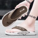 Man EVA Flip Flops Breathable Beach Shoes Bathroom Slippers Sandals Men Luxury Flip Flops House Soft Slippers Home Clogs Slides - Image 3