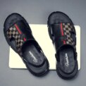 Men's Casual Soft Bottom Sandals 2023 Summer New Style Two-Use Genuine Leather Breathable Anti-Slip Outer Wear Trendy