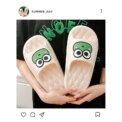 Summer Beach Slides Bathroom Anti Slip Slipper Non-Slip Home Flip Flops Cartoon Frog Soft Sandals - Image 2
