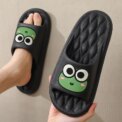 Summer Beach Slides Bathroom Anti Slip Slipper Non-Slip Home Flip Flops Cartoon Frog Soft Sandals - Image 3