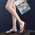 Simple Comfortable Beach Shoe zapatillas mujer Women Summer Slippers Solid Beach Flops Non-slip Slipper Casual Home Shoes Women - Image 3