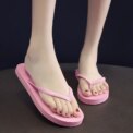 Simple Comfortable Beach Shoe zapatillas mujer Women Summer Slippers Solid Beach Flops Non-slip Slipper Casual Home Shoes Women - Image 4