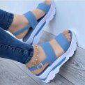 Women's Wedges Sandals  Summer New Woman Low Platform Shoes Sandals Heeled Fashion Shoes Female Footwear Wedges Shoes - Image 3