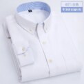 Men's long sleeve shirt Spring summer autumn winter Oxford woven slim free ironing comfortable soft casual fashion simple work - Image 3