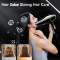 Professional Hair Dryer 1800W Powerful Quick Drying Negative Ions Hair Blow Dryer With Air Collecting Hairdressing Salon Tool - Image 6