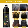 Hair Color Shampoo Instant Hair Dye Shampoo Hair Coloring in Minutes Natural and Long lasting color Hair Dye Shampoo for Men and - Image 5