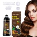 Hair Color Shampoo Instant Hair Dye Shampoo Hair Coloring in Minutes Natural and Long lasting color Hair Dye Shampoo for Men and