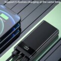 20000mAh Power Bank Portable Fast Charger 4 USB High Volume LED Battery Pack - Image 6
