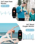 Blackview Smart Watch Bluetooth Fitness Tracker with Heart Rate/Blood Oxygen/Sleep Monitor, Activity Tracker with 24 Sport Modes :3 – 5 Days Free Delivery Only UK - Image 3