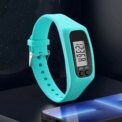 LED Pedometer Bracelet Walking Running Pedometer 12/24H Time Display Silicone Step Tracker Multi-Function for Outdoor Sports:3 – 5 Days Free Delivery Only UK - Image 3