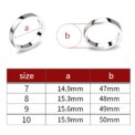 Crystal Quartz Ring   Rotating Stone Ring Anxiety Jewelry For Women: 3 – 5 Days Free Delivery Only UK - Image 2