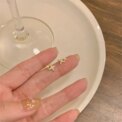 1Pair Shiny Sterling Silver Cute Small CZ Double Star Stud Earrings Women Gift UK: 3 – 5 Days Free Delivery Only UK - Image 3