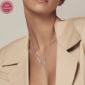 925 sterling silver eternal love necklace pendant suitable for bracelets and necklaces elegant and simple style women's jewellery : 3 – 5 Days Free Delivery Only UK - Image 4