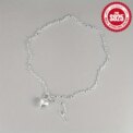 Vintage 925 sterling silver heart necklace with OT clasp, stylish and simple clavicle chain, silver necklace: 3 – 5 Days Free Delivery Only UK - Image 4