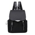 Korean Women Student Schoolbag Outdoor Waterproof Office Travel Outdoor Simple Oxford Zipper Anti-theft Nylon Backpack Bag : 3 - 5 Days Free Delivery Only UK - Image 2