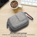 Portable Storage Bag for DJI OSMO Action 5 Pro/4/3 Double Zipper Travel Case with Carabiner Storage Box Protective Box Accessory  : 3 - 5 Days Free Delivery Only UK - Image 2