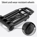 Wheel Trolley folding luggage trolley Folding Hand Truck Barrow Cart Travel Luggage Shopping Cart Portable Home Use Cart  : 3 - 5 Days Free Delivery Only UK - Image 5