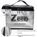 Zeee Lipo Battery Safe Bag 215*145*165mm Fireproof Explosionproof Bag RC Lipo Battery Fire Safe Guard Portable Storage Handbag  : 3 - 5 Days Free Delivery Only UK - Image 5