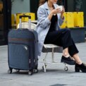 Modishion 20-inch soft shell Oxford cloth suitcase Large capacity roller trolley case with combination lock : 3 - 5 Days Free Delivery Only UK - Image 5