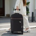 Modishion 20-inch soft shell Oxford cloth suitcase Large capacity roller trolley case with combination lock : 3 - 5 Days Free Delivery Only UK - Image 3