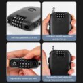 Motorcycle Helmet Suitcase Cable Lock Combination Lock Helmet Lock 4 Lock Helmet Lock Durable Safe 1PCS: 3 - 5 Days Free Delivery Only UK - Image 3