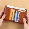 Mens bifold Wallet Genuine Cow Leather RFID Card Holders Cowhide Zip Coin Pocket wallets for men: 3 - 5 Days Free Delivery Only UK - Image 3
