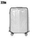 18-30inch Clear Suitcase Cover Protector Transparent Luggage Cover PVC Protective Suitcase Cover Waterproof for Wheeled Suitcase : 3 - 5 Days Free Delivery Only UK - Image 4