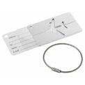 Aluminium Luggage Tags Holiday Suitcase Labels Travel Bag ID Plane Design New - Image 5