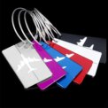 Aluminium Luggage Tags Holiday Suitcase Labels Travel Bag ID Plane Design New - Image 4