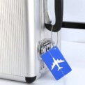 Aluminium Luggage Tags Holiday Suitcase Labels Travel Bag ID Plane Design New - Image 2