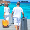 Aluminium Luggage Tags Holiday Suitcase Labels Travel Bag ID Plane Design New - Image 3