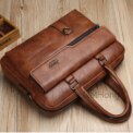 Men's Leather Cross Body Messenger Shoulder Handbag Travel Work Business Bag: 3 - 5 Days Free Delivery Only UK - Image 2