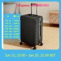 Lightweight Hardside Travel Suitcase with Spinner Wheels, 20" : 3 - 5 Days Free Delivery Only UK