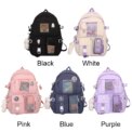 School Backpack Lightweight Rucksack Travel Daypack College Bookbag Large Capacity Student Bookbag with Multi Pockets for Gift: 3 - 5 Days Free Delivery Only UK - Image 6
