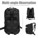 Military Tactical Army Backpack Rucksack Camping Hiking Trekking Outdoor Bag 30L: 3 - 5 Days Free Delivery Only UK - Image 3