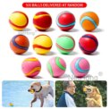 6Pcs Squeaky Balls Toys Dogs Interactive Toys TPR Dog Chew Toy for Dog Pet Teeth: 3 - 5 Days Free Delivery Only UK - Image 2