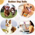 6Pcs Squeaky Balls Toys Dogs Interactive Toys TPR Dog Chew Toy for Dog Pet Teeth: 3 - 5 Days Free Delivery Only UK - Image 5