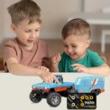Remote Control Truck with Lights & Trailer All Terrain Off-Road Truck Toy 1:64 Scale Adjustable Speed/Steering Children Toy Gift: 3 - 5 Days Free Delivery Only UK - Image 2