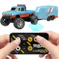 Remote Control Truck with Lights & Trailer All Terrain Off-Road Truck Toy 1:64 Scale Adjustable Speed/Steering Children Toy Gift: 3 - 5 Days Free Delivery Only UK - Image 3