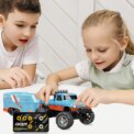Remote Control Truck with Lights & Trailer All Terrain Off-Road Truck Toy 1:64 Scale Adjustable Speed/Steering Children Toy Gift: 3 - 5 Days Free Delivery Only UK