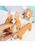 Pack of 3 Stretchy Corgi Toy - Squishy Toy Corgi Dog - Kids Squishy Fun Christmas Stocking Filler Childs Party Bag Fidget Toy: 3 - 5 Days Free Delivery Only UK - Image 3