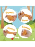 Pack of 3 Stretchy Corgi Toy - Squishy Toy Corgi Dog - Kids Squishy Fun Christmas Stocking Filler Childs Party Bag Fidget Toy: 3 - 5 Days Free Delivery Only UK - Image 4