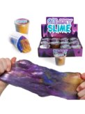 Pack of 3 Galaxy Slime - 6cm x 4.8cm Tub of Two-Tone Slime - Kids Squishy Fun Christmas Stocking Filler Childs Party Bag Filler: 3 - 5 Days Free Delivery Only UK