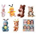 1/6 Pcs 11cm Mini Reborn Baby Doll Lifelike Realistic Baby Doll Toys Miniature Reborn Doll for Girls Boys Toddlers and Kids Gift: 3 - 5 Days Free Delivery Only UK