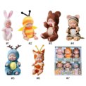 1/6 Pcs 11cm Mini Reborn Baby Doll Lifelike Realistic Baby Doll Toys Miniature Reborn Doll for Girls Boys Toddlers and Kids Gift: 3 - 5 Days Free Delivery Only UK - Image 2