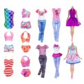 32pcs Doll Clothes Set Polyester Doll Fashion Clothes Props Fairy Collection Clothes Random Style for Girls Gift Accessories: 3 - 5 Days Free Delivery Only UK - Image 5